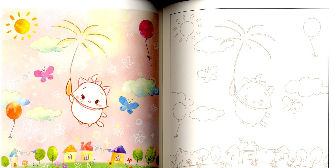 Extra Cute Disney Coloring Book Japanese Book -  Hong Kong