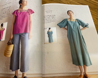 Sew Beautiful Dress by Vie Coudre - Japanese Pattern Book - Etsy