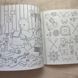 Croisière aventure de l'ours polaire à colorier Livre de coloriage japonais image 8