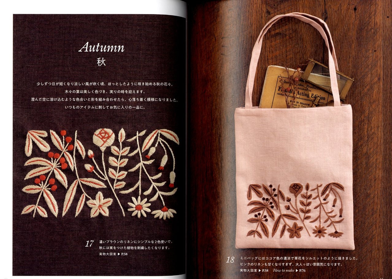 Botanical Pattern Embroidery By Alice Makabe Japanese Craft Etsy Finland Botanical Pattern Embroidery By Alice Makabe Japanese Craft Etsy Finland