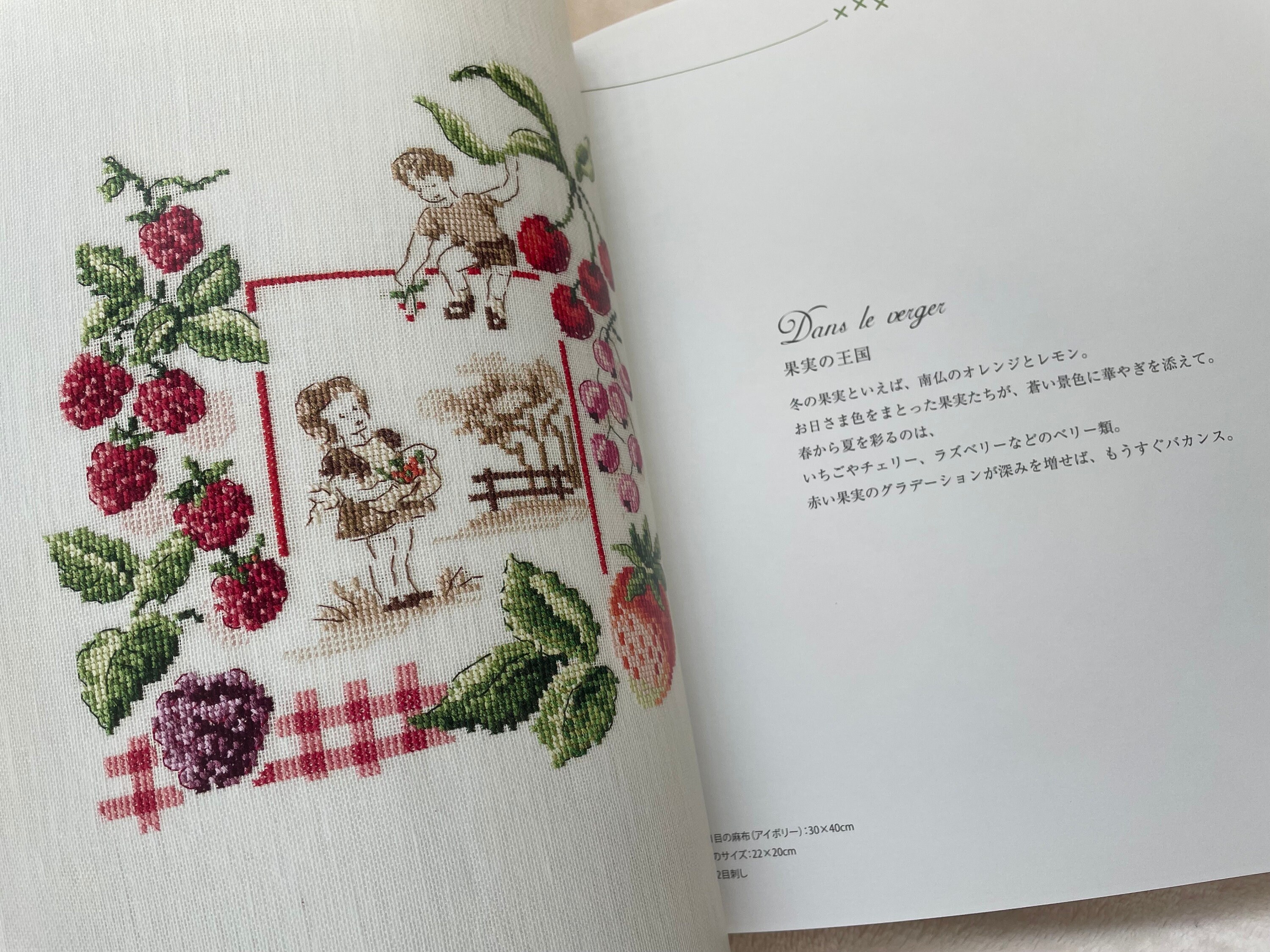 希少 絶版 ヴェロニクアンジャンジェ 庭の草花クロスステッチ 洋書 図案集 ヴェロニク・アンジャンジェ フランスの庭と花 クロスステッチデザイン