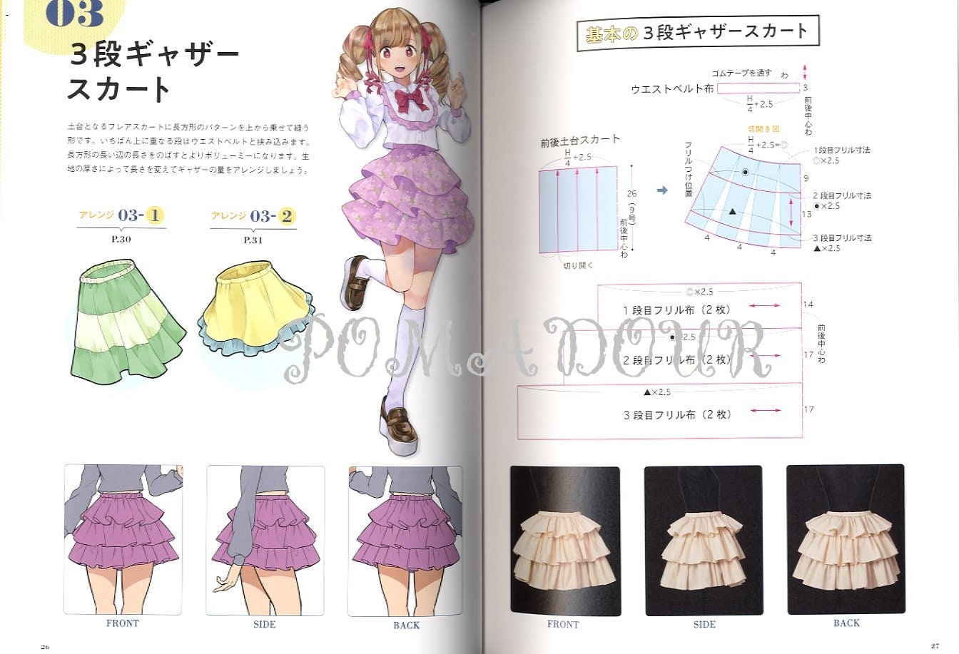 25 Classic Dress and Skirt Patterns Japanese Craft Book In Chinese