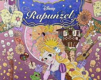 Disney Tangled Rapunzel Coloring Book - Japanese Coloring Book