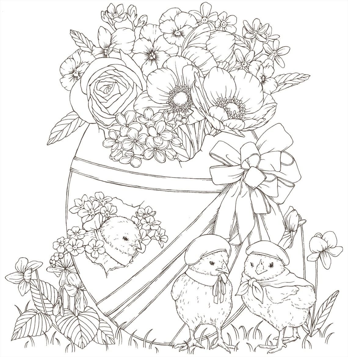 Symphony of Cute Animals Japanese Coloring Book by Kanoko | Etsy
