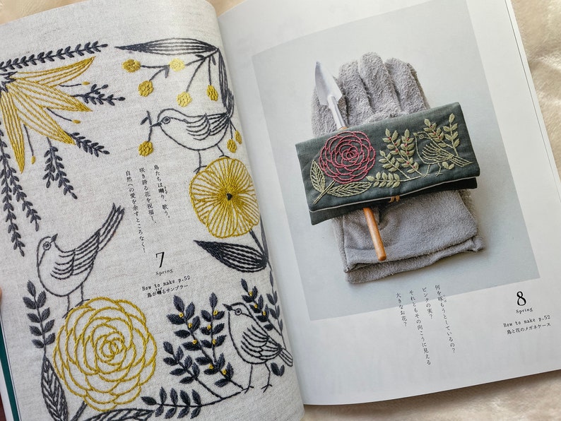Alice Makabe Wildlife Embroidery Story Japanese Craft Book image 3