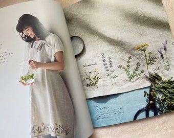 187 Design Kazuko Aoki's Flower Motif of Embroidery by