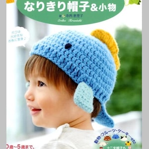 Joli chapeaux au crochet pour enfants dans divers modèles - Livre de modèles d'artisanat japonais