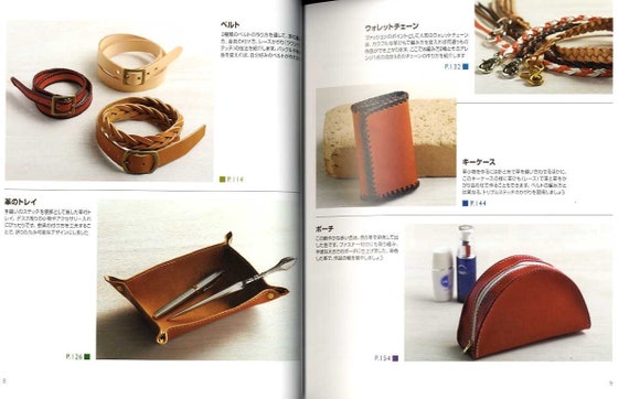 Hand Sewing Leather Craft Book - Japanese Craft Book - Etsy