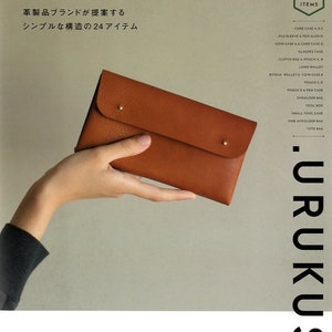 Urukust's Hand Sewing Leather Craft Items Book - Japanese Craft Book