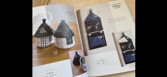藍染め生地と刺し子刺繍で作る普段着 - 日本の手芸本 - Etsy 日本