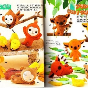 MIYOKOS FELT MASCOT Japanese Craft Book image 4