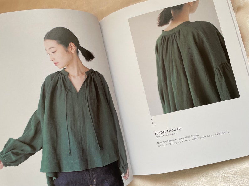 SIMPLE Chic vêtements pour adultes Livre de patrons d'artisanat japonais image 8