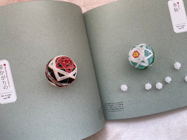 Little Temari Balls and Accessories Japanese Craft Book MM image 8