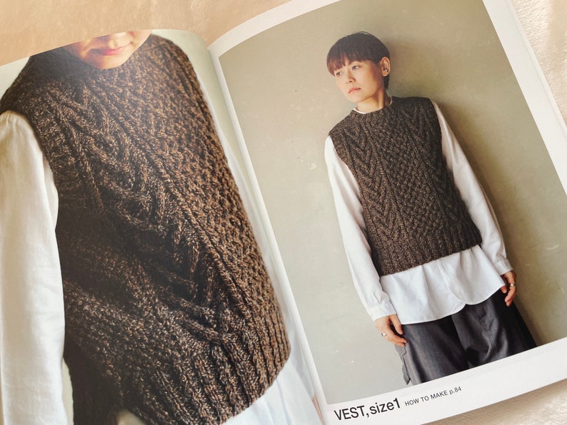 ARAN Knit Clothes that you love in your lifetime Japanese Craft Book image 8