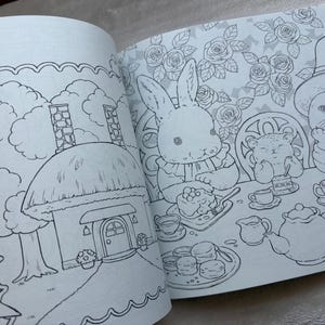 Alice and Dinah's Adventures in Wonderland Coloring Book - Japanese Coloring Book image 9