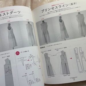 Sewing Pattern Book Dress Japanese Craft Pattern Book image 4