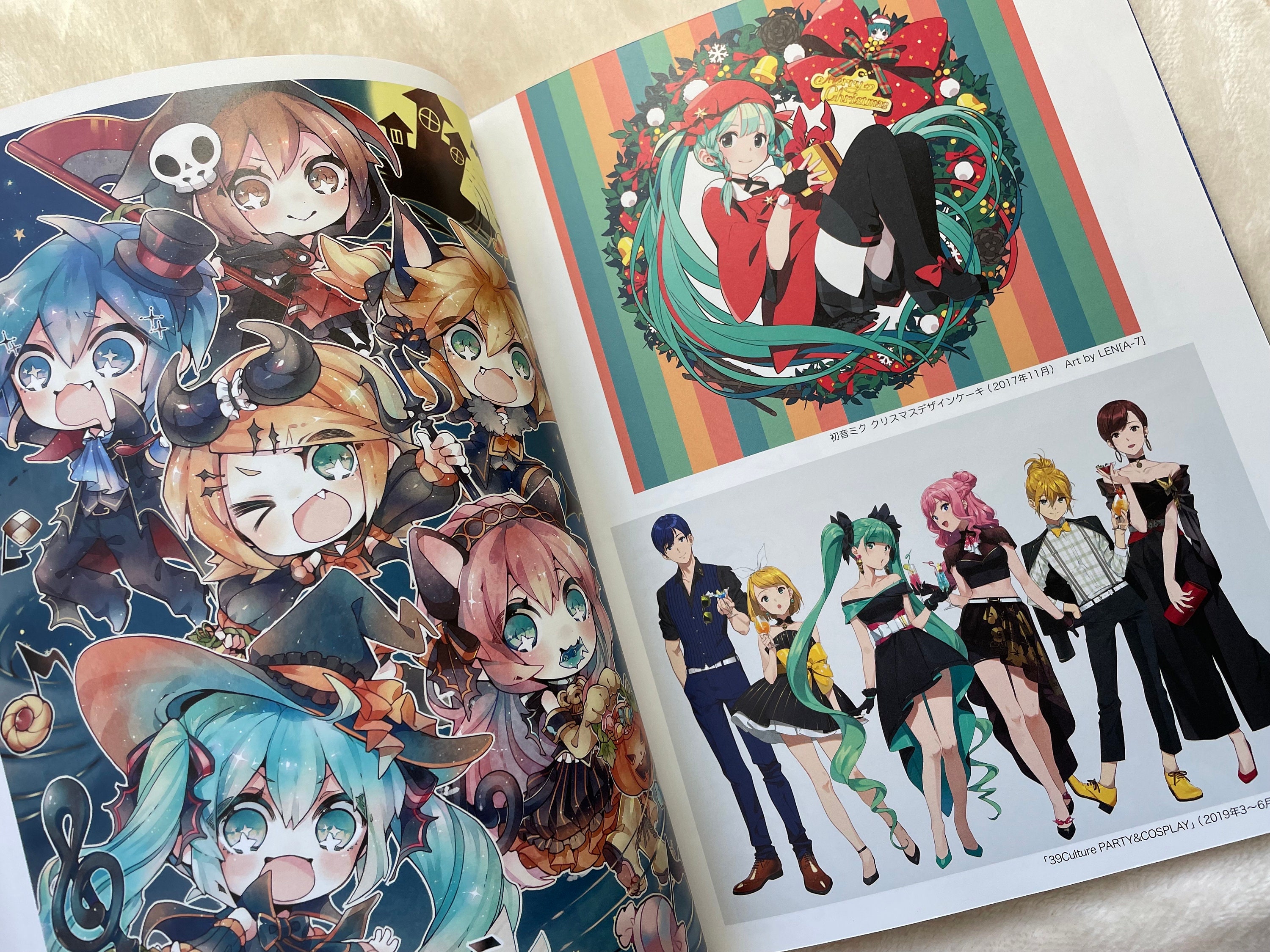 初音ミク オールスターズコレクション ぬりえ 日本のぬりえ NP - Etsy 日本