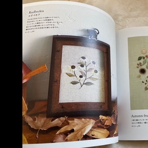 EMBROIDERY Garden of Flowers and Animals by Mayuka Morimoto Japanese Craft Book image 4