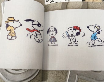 Snoopy, Peanuts and Friends With a Variety of Facial Expression