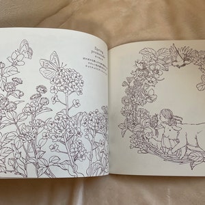 Seasonal Wreaths of plants and friends Japanese Coloring Book image 6