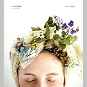 De kleine kawaii schattige vilten bloemen van Pieni Sieni - Japans knutselboek