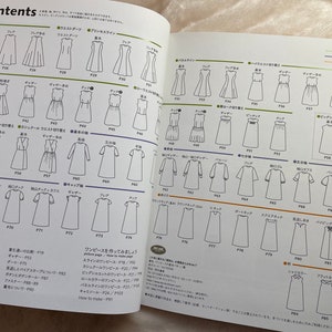 Sewing Pattern Book Dress Japanese Craft Pattern Book image 2