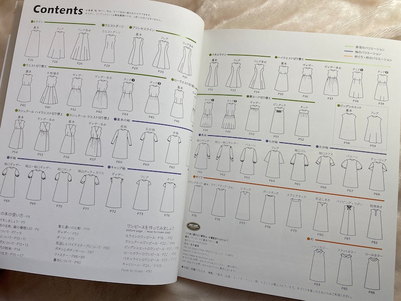 Sewing Pattern Book Dress Japanese Craft Pattern Book image 2