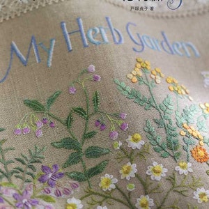 Herb Embroidery on Linen Vol 3 - Japanese Craft Book