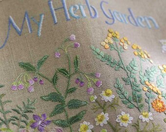 Herb Embroidery on Linen Vol 3 - Japanese Craft Book