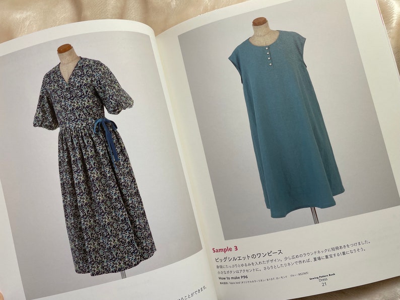 Sewing Pattern Book Dress Japanese Craft Pattern Book image 9