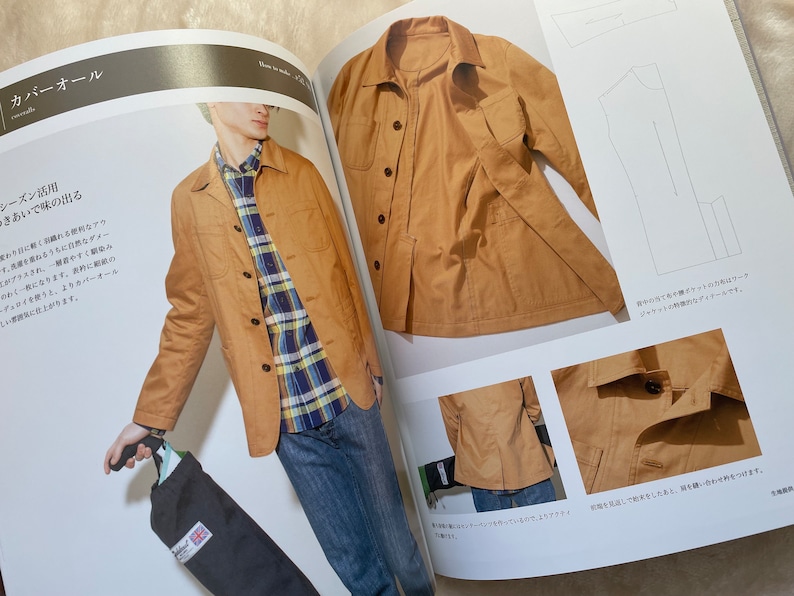 MEN'S Clothes for All Seasons Japanese Craft Book MM image 2