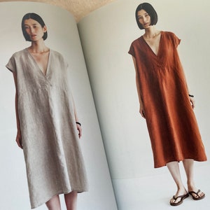 Clothings from Fog Linen Work Japanese Dress Pattern Book image 9