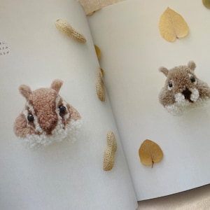 Cute Pom Pom ANIMALS by Trikotri Japanese Craft Book MM image 2