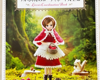 Licca Doll Kleidung Strickbuch häkeln - Japanisches Handwerks-Buch