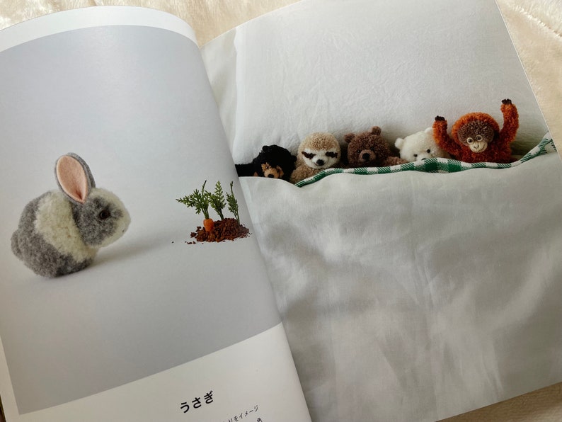 Nuigurumi Stuffed Animal Pom Pom ANIMALS by Trikotri Japanese Craft Book image 7