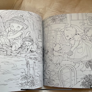 Nelco Neco Cats Coloring Book - Japanese Coloring Book - Etsy