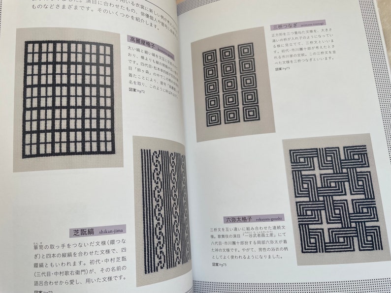 CROSS Stitch of Japanese Designs Japanese Craft Book image 4