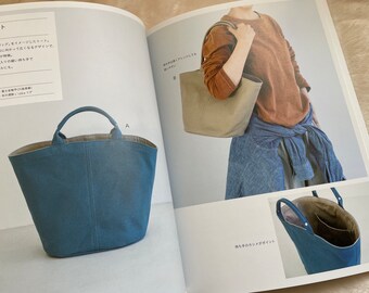 CANVAS Fabric Bags - Japanese Craft Book - Etsy