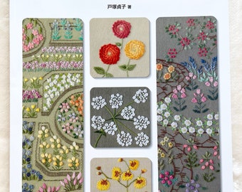 Kawaii Embroidered Flowers - Japanese Craft Book
