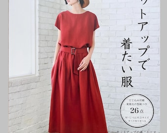 Co-Ords Style Matching Set Clothes - Japanese Dress Pattern Book