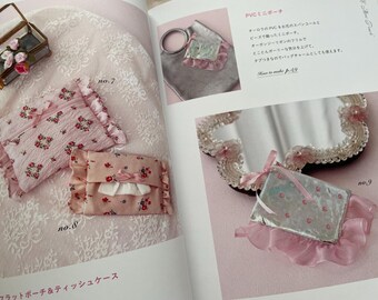 Romantic Fabric Accessories by MICHU COQUETTE- Japanese Craft Book