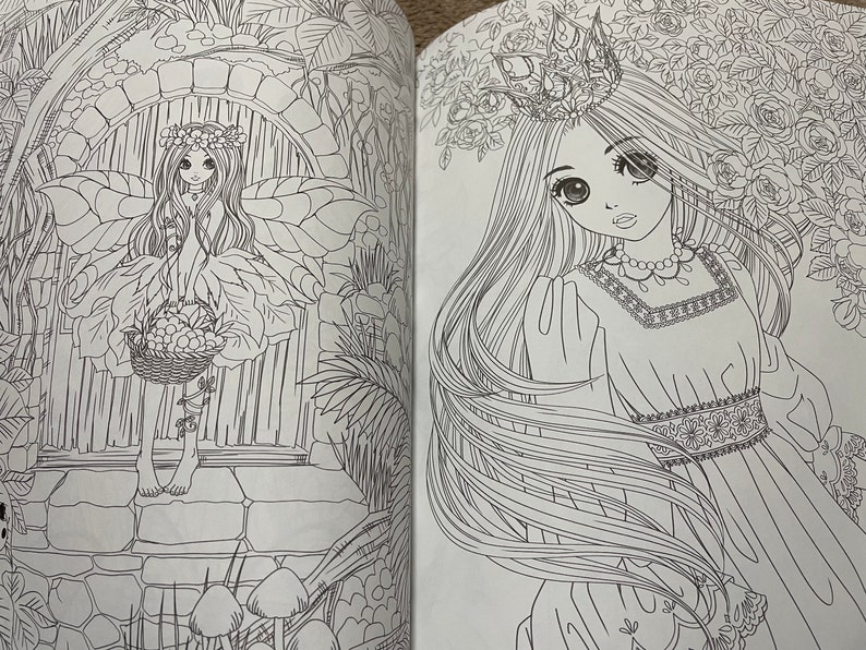 Livre de coloriage filles et chats modernes Nelco Neco Livre de coloriage japonais image 5
