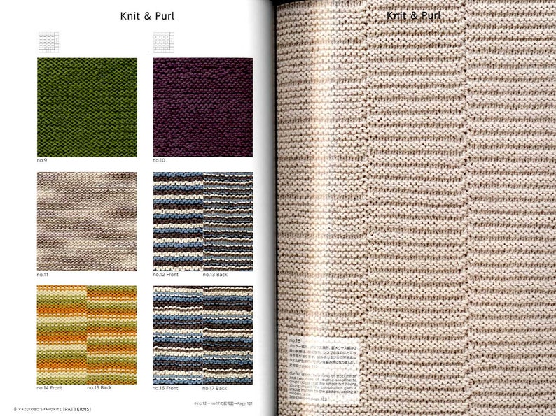 Kazekobo's Favorite Knit Patterns 200 Japanese Craft | Etsy