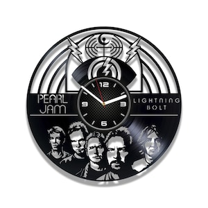 Rock Band Vinyl Record Clock, Music Lover Gift, Teens Room Decor, Apartment Wall Art For Men, Home Decoration, Christmas Gifts For Boyfriend