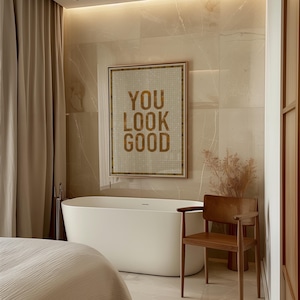 You Look Good Mosaik Print: Mediterrane Kunst (Digitaler Download)