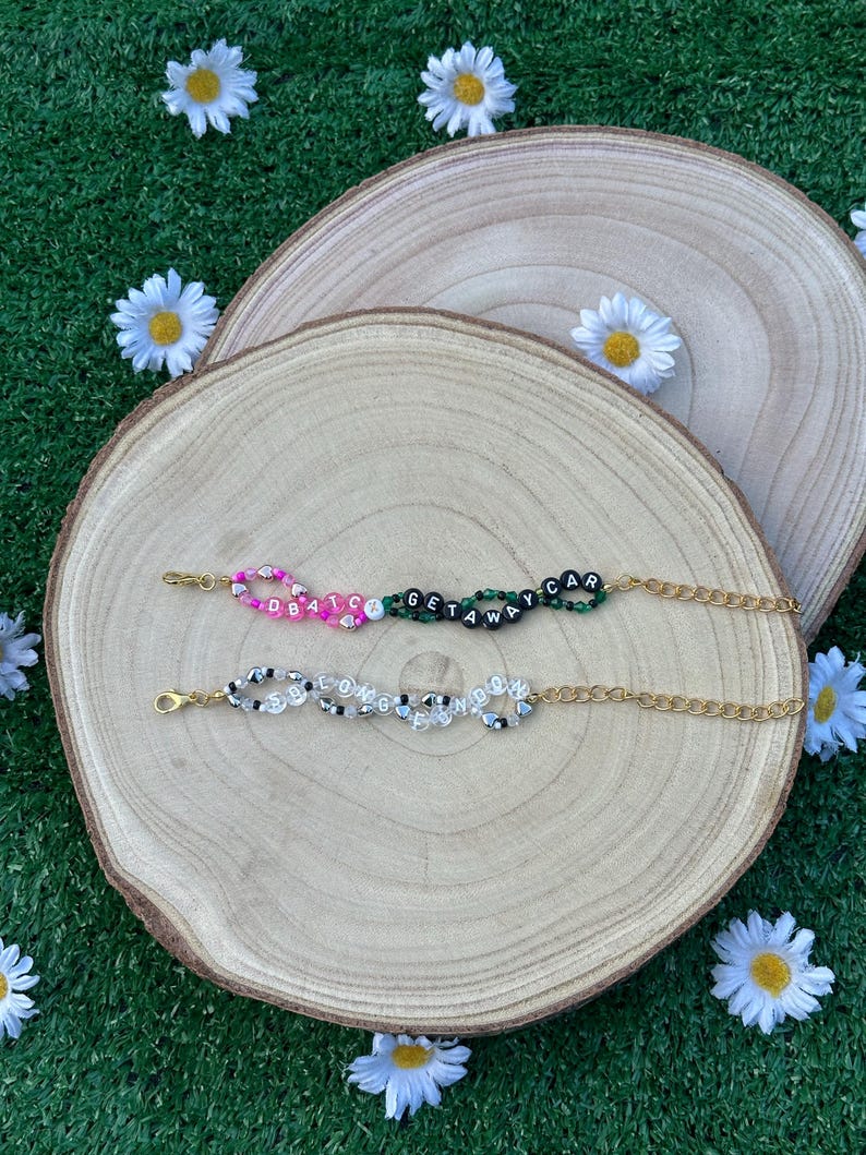 Surprise Song Friendship Bracelet | Custom Taylor Swift Friendship Bracelet | Personalised | Eras Tour | Adjustable | Friendship Bracelets image 3