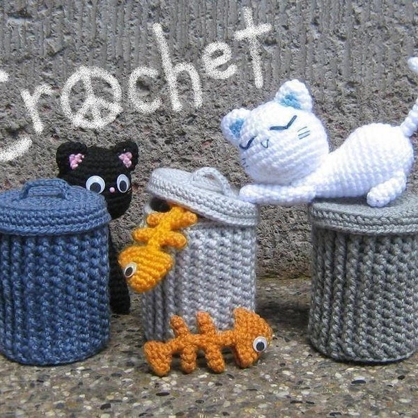 Alley Cats - Amigurumi Pattern - PDF Crochet
