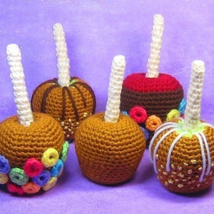 4 Food Patterns Crochet Instant PDF Download image 3