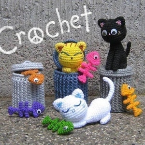 Alley Cats - Amigurumi Pattern - PDF Crochet - Instant Download