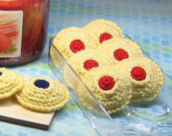 Thumbprint Cookies Crochet Pattern - Instant PDF Download